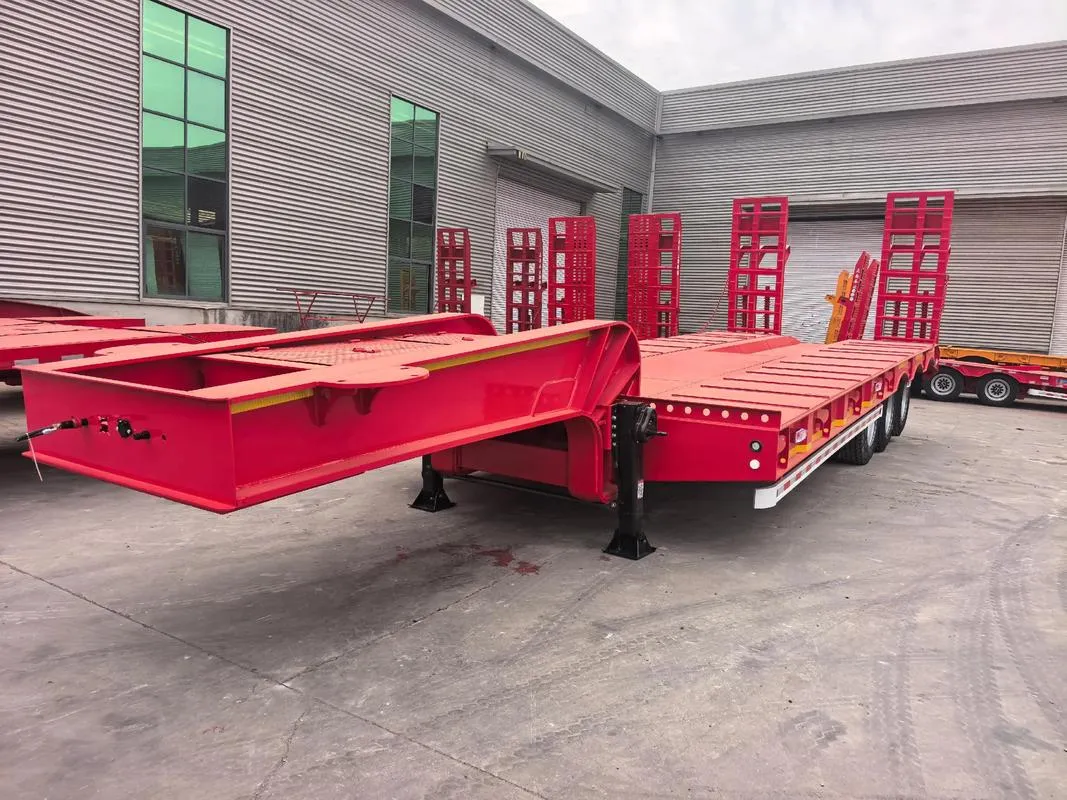 低平板半挂车