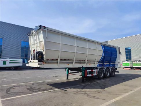 履带式自卸后翻半挂车图片展示