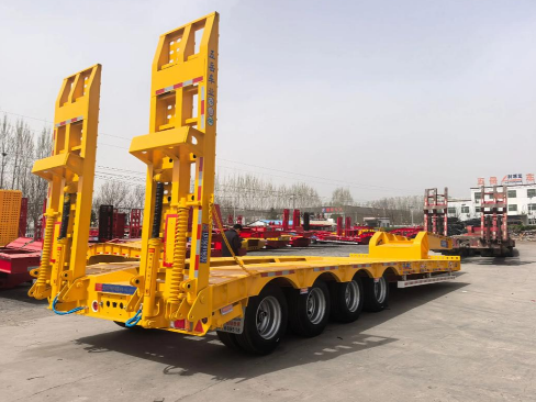 全新低平板半挂运输车图片展示
